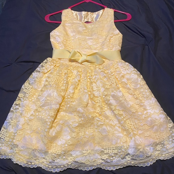 Children’s Place Lace Overlay Dress - Picture 1 of 5